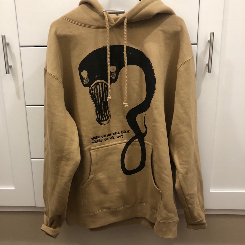 billie eilish brown hoodie